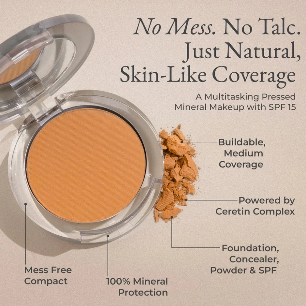 PUR 4-in-1 Pressed Mineral Makeup Broad Spectrum SPF 15- LIGHT/CLAIR LN6